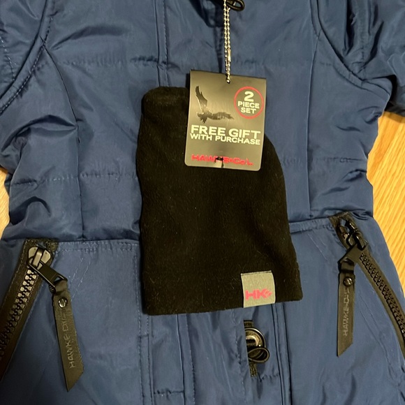 NWT HAWKE&Co hooded winter coat blue sz 3T - Picture 11 of 11